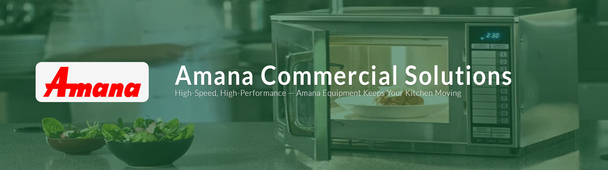 Amana supplier banner