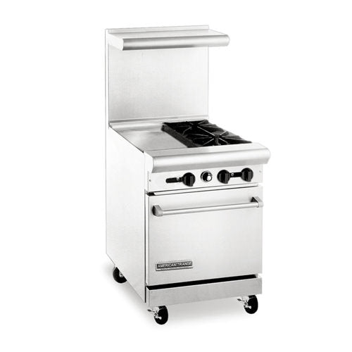 American Range AR12G-2B- 24″ Propane Gas Range With 12″ Griddle