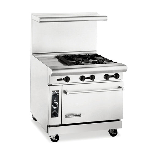 American Range AR12G-4B 36″ Propane Gas Range With 12″ Griddle