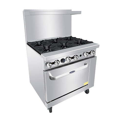 Atosa AGR-6B-LP 36″ Propane Gas Range With 6 Open Burners