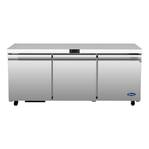 Atosa AUR72SD 72" 3 Door Undercounter Refrigerator