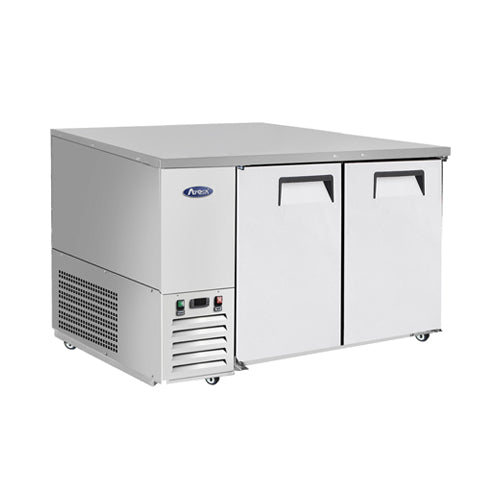 Atosa MBB48GR 48″ 2 Door Solid Stainless Back Bar Refrigerator