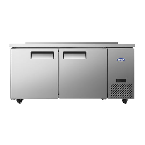 Atosa MGF67GR 67″ 2 Door Side Mount Worktop Refrigerator