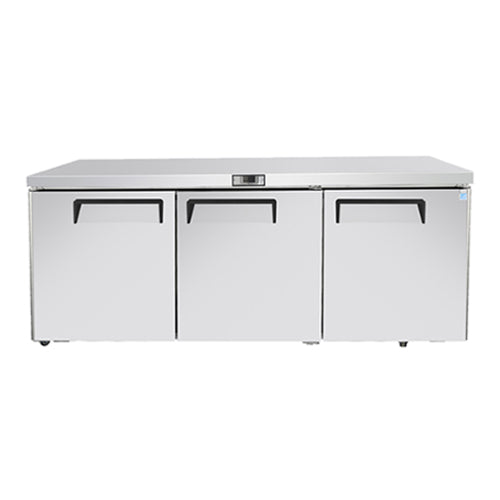 Atosa MGF8404GR 72″ 3 Door Undercounter Refrigerator