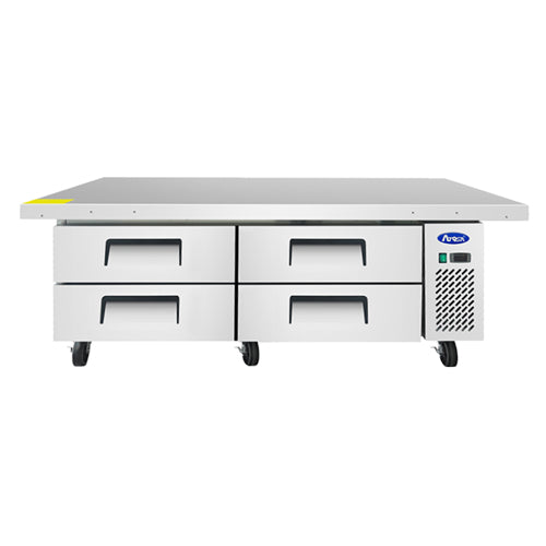 Atosa MGF8454GR 76" 4 Drawer Refrigerated Chef Base
