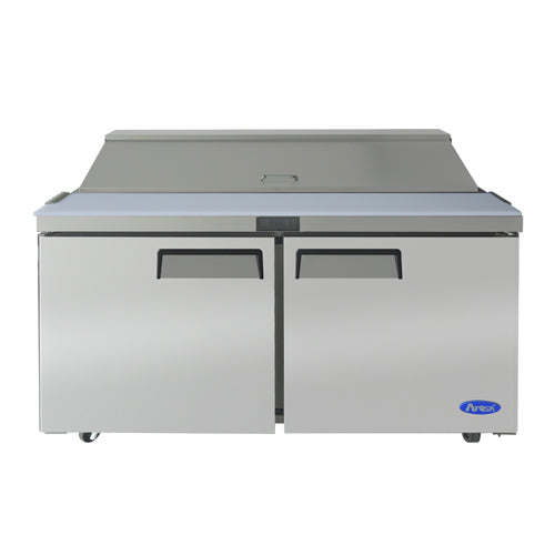 Atosa MSF8303GR 60" 2 Door Sandwich Prep Refrigerator