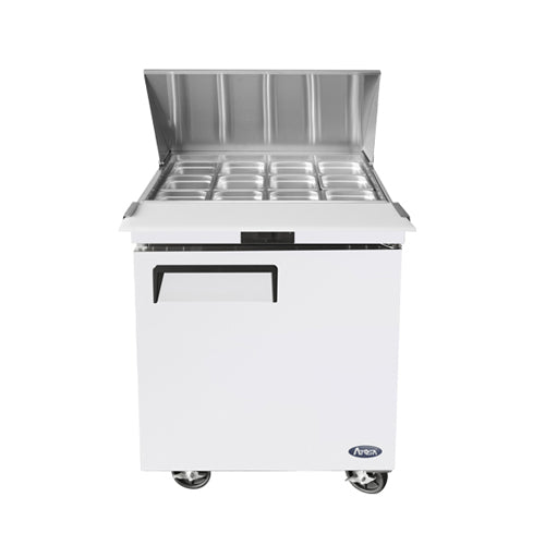 Atosa-MSF8305GR-Mega-Top-Refrigerator-Open