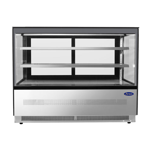 Atosa RDCS-60 59" Straight Glass Floor Refrigerated Bakery Case