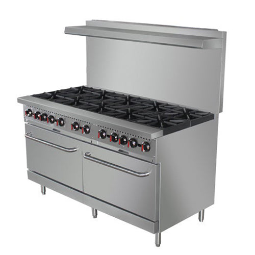 Bakemax BAS60O 60" Propane Gas Range With 10 Open Burner