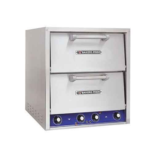 Bakers Pride P44BL 24″ Brick Lind Countertop Electric Double Deck Oven - 3Ph, 208V