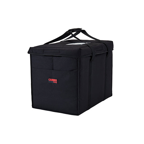 Cambro GBD211417110 Insulated Black Large Folding Food Delivery Bag