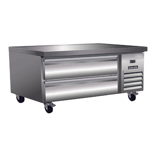Celcold CCB60R 62" 2 Drawer Refrigerated Chef Base