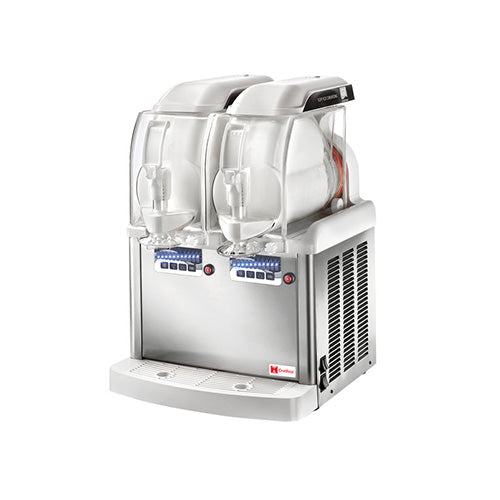 Crathco GT-PUSH-2 Double 1.3 Gallon Frozen Beverage Dispenser