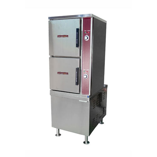 Crown ECX-2-24 6 Pan Electric Convection Steamer on Cabinet Base – 3Ph, 208V