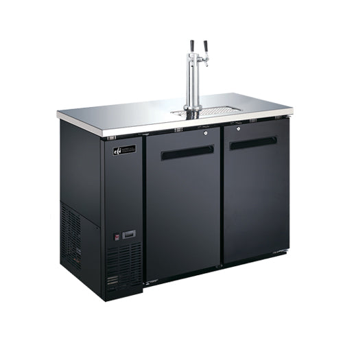 EFI CBBDD2-48CC 48" Beer Dispenser Refrigerator With Single Tab Tower