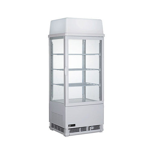 EFI CGSM-1742-W-L 17″ Straight Glass Floor Refrigerated White Bakery Case