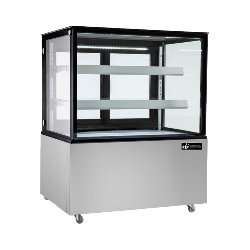 EFI CGSM-3748 37" Straight Glass Floor Refrigerated Bakery Case