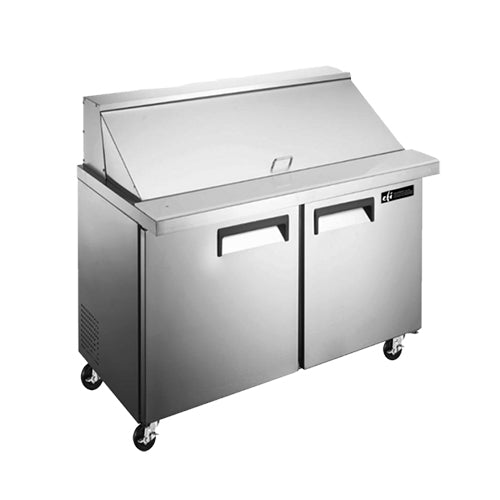 EFI CMDR2-36VCX 36" 2 Door Mega Top Refrigerator