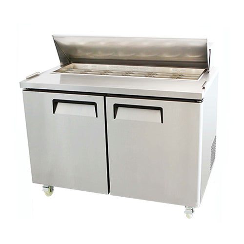 EFI CMDR2-60VC 60" 2 Door Mega Top Refrigerator