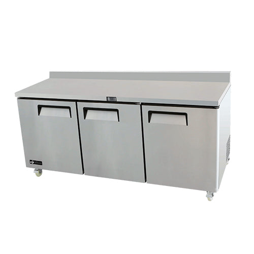 EFI CWDR3-72VC 72″ 3 Door Worktop Refrigerator