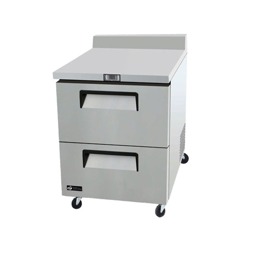 EFI CWDW2-27VC 27.5″ Worktop Refrigerator With 2 Drawers