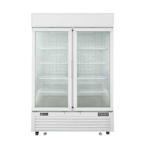 EFI FI2-54GDWVC 54" 2 Door Swing Glass Freezer Merchandiser