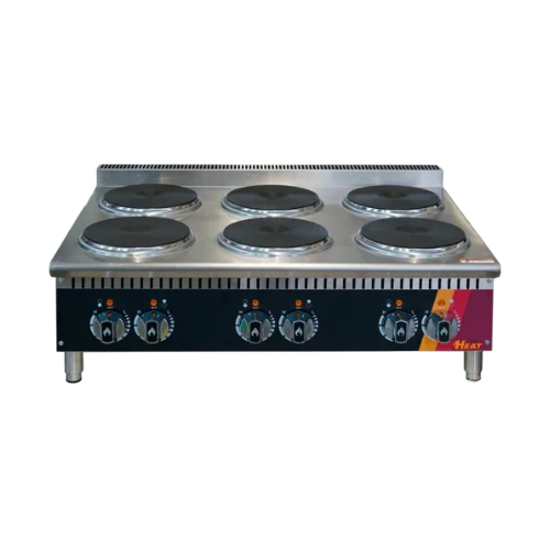 EFI HHP36-6B-ELC 6 Burner Electric Hot Plate - 3Ph, 208V