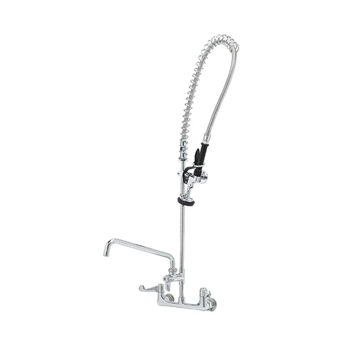 EFI SIF-P8WW12 Wall Mount Pre-Rinse Assembly With 8" Center and 12" Add On Faucet