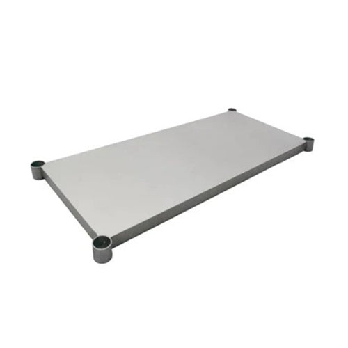 EFI TUG3084 30" x 84" Galvanized Undershelf for Stainless Steel Work Table