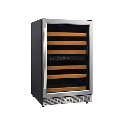 Eurodib USF54D Dual Temperature Half Size One Glass Door Wine Merchandiser
