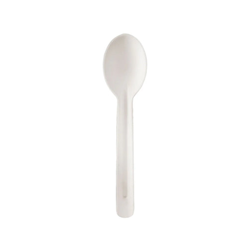 Globe 6076 6.25" Bagasse Compostable Spoon – 1000/Case