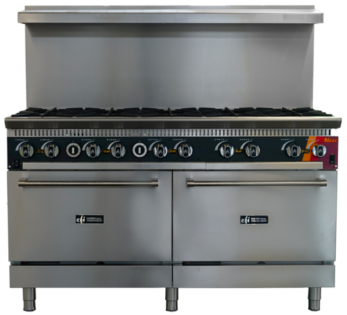 EFI HRG60-10B-CV-N 60" Propane Gas Range With Open Burner