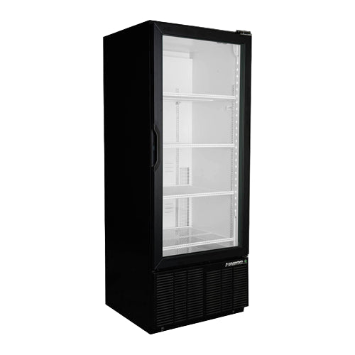 Habco ESM12HC 24" Wide 54" High 1 Swing Door Glass Refrigerator Merchandiser