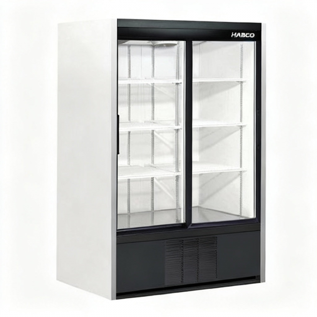 Habco SE40E 48" 2 Sliding Glass Door Merchandiser