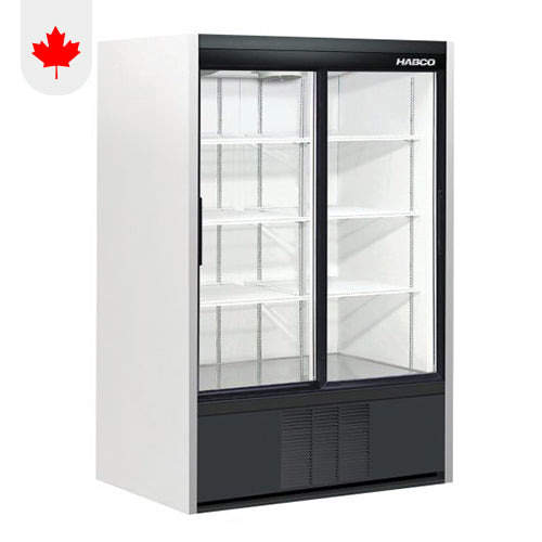 Habco SE40E 48" 2 Sliding Glass Door Merchandiser