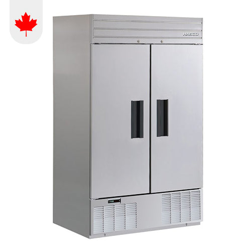 Habco SF46HCSX 48" 2 Door Solid Reach In Freezer