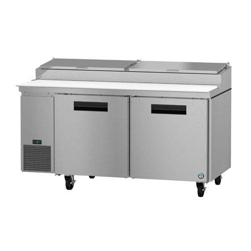 Hoshizaki PR67B 67" 2 Door Pizza Prep Refrigerator
