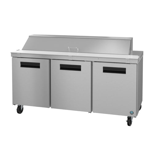 Hoshizaki SR72A-18 72" 3 Door Sandwich Prep Refrigerator