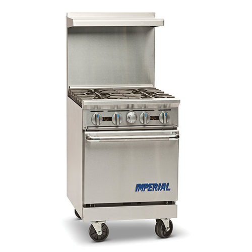 Imperial IR-G24 24″ Natural Gas Range With 24" Griddle
