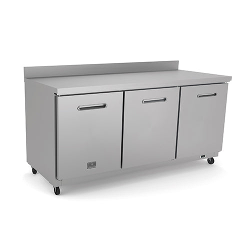 Kelvinator KCHUCWT72R 72″ 3 Door Worktop Refrigerator