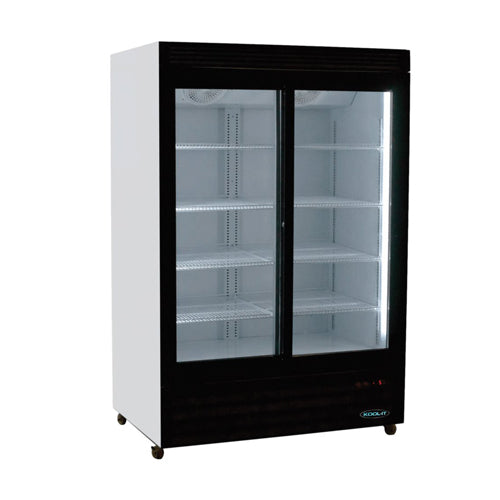 Kool-It KSM-40 48" 2 Door Glass Merchandiser Refrigerator