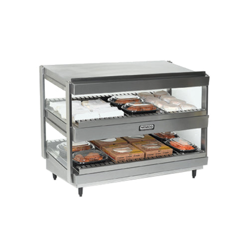 Nemco 6480-24S 24" Slanted Countertop Heated Display Case