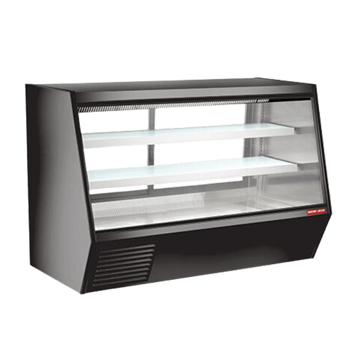 New Air NDDC-84-GC 84″ Angled Glass 2 Door Floor Refrigerated Display Case