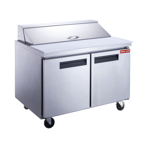 New Air NPT-036-SA 36" Sandwich Prep Refrigerator With 2 Doors