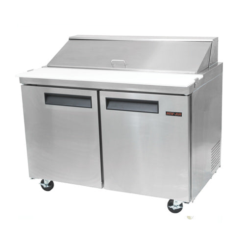 New Air NPT-060-SA 60" 2 Door Sandwich Prep Refrigerator
