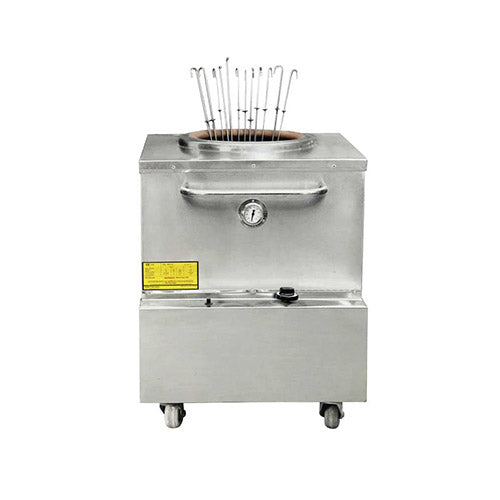 Omcan CE-IN-3232 32" Stainless Steel Clay Gas Tandoor Oven