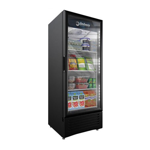 Omcan VR12 25'' 1 Door Glass Refrigerator Merchandiser