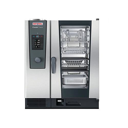 Rational iCombi Classic ICC-10-HALF-E LM100DE 10 Pan Half Size Electric Combi Oven - 3Ph, 208V