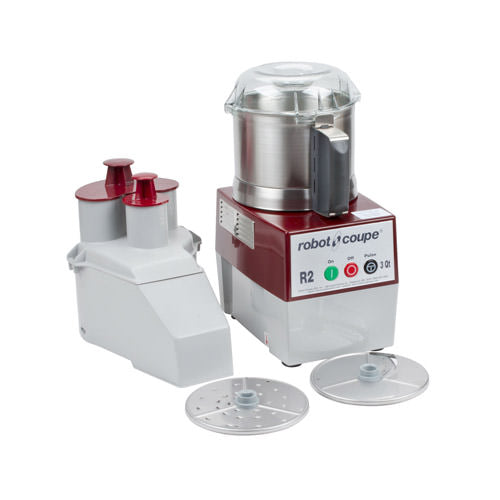 Robot Coupe R2N-ULTRA Continuous Feed Food Processor With 3 QT Stainless Steel Bowl