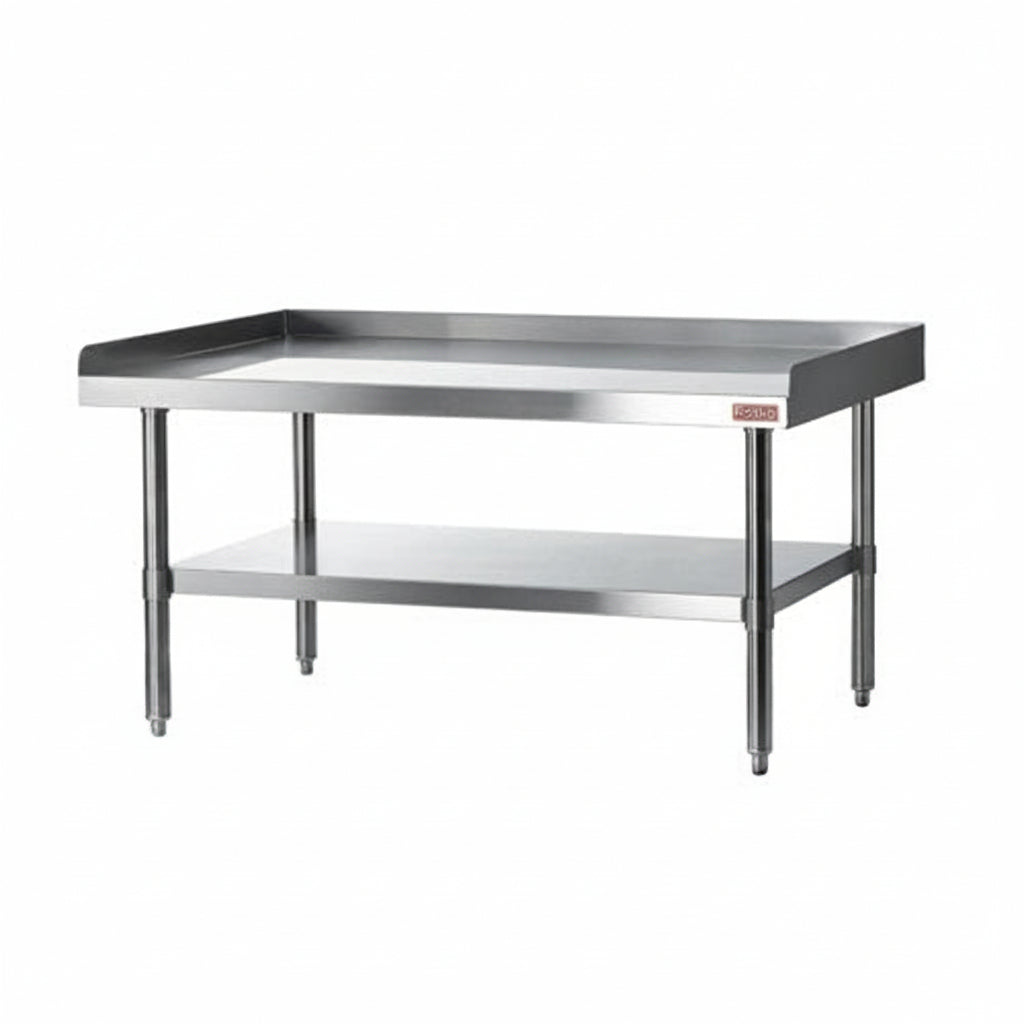 Rosko RO-ES-2424 24" x 24" 18 Gauge Stainless Steel Equipment Stand